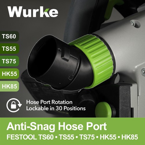 Snag hose port with - with, fixable